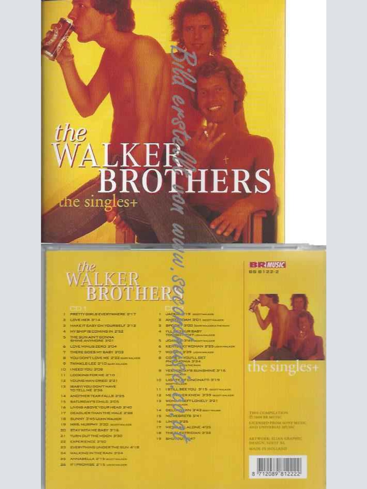 CD--The Walker Brothers  --The Singles
