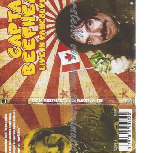 CD--Captain Beefheart & His Magic Band  --Live in Vancouver