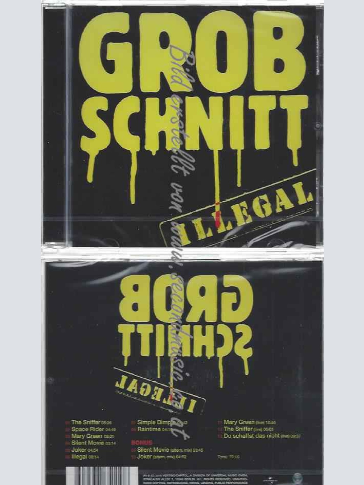 CD--Grobschnitt  --Illegal ( Remastered)