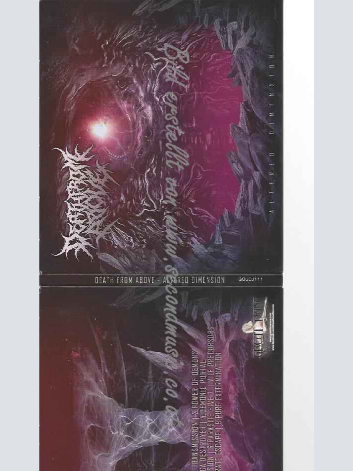 CD--Death from Above  --Altered Dimension -Digi-