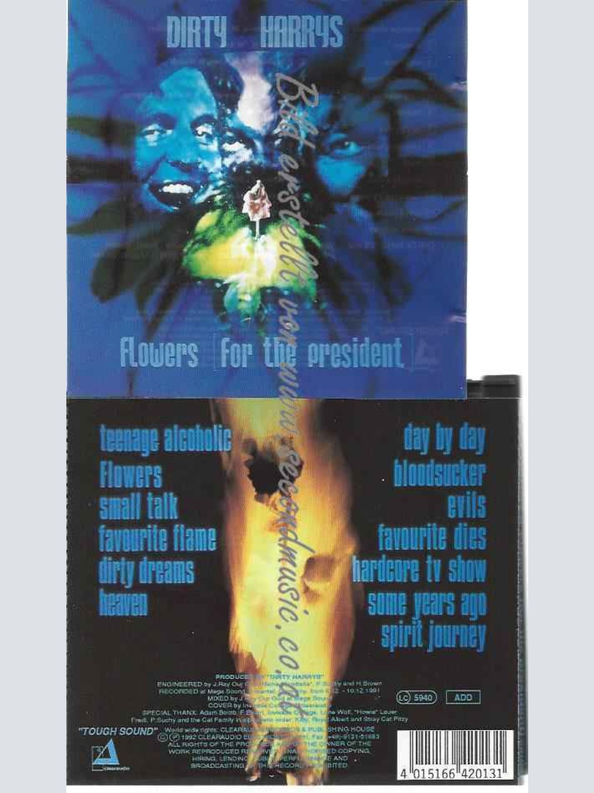 CD--Dirty Harrys--Flowers for the President