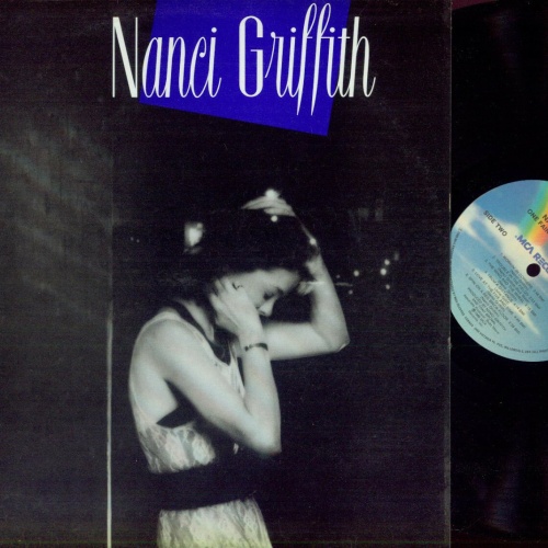 LP--Nanci Griffith – One Fair Summer Evening // Canada /Cutout