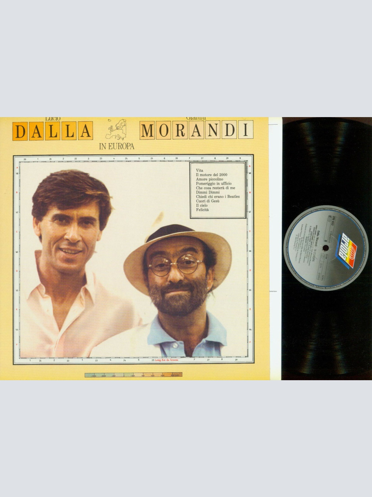 LP--Lucio Dalla / Gianni Morandi – In Europa