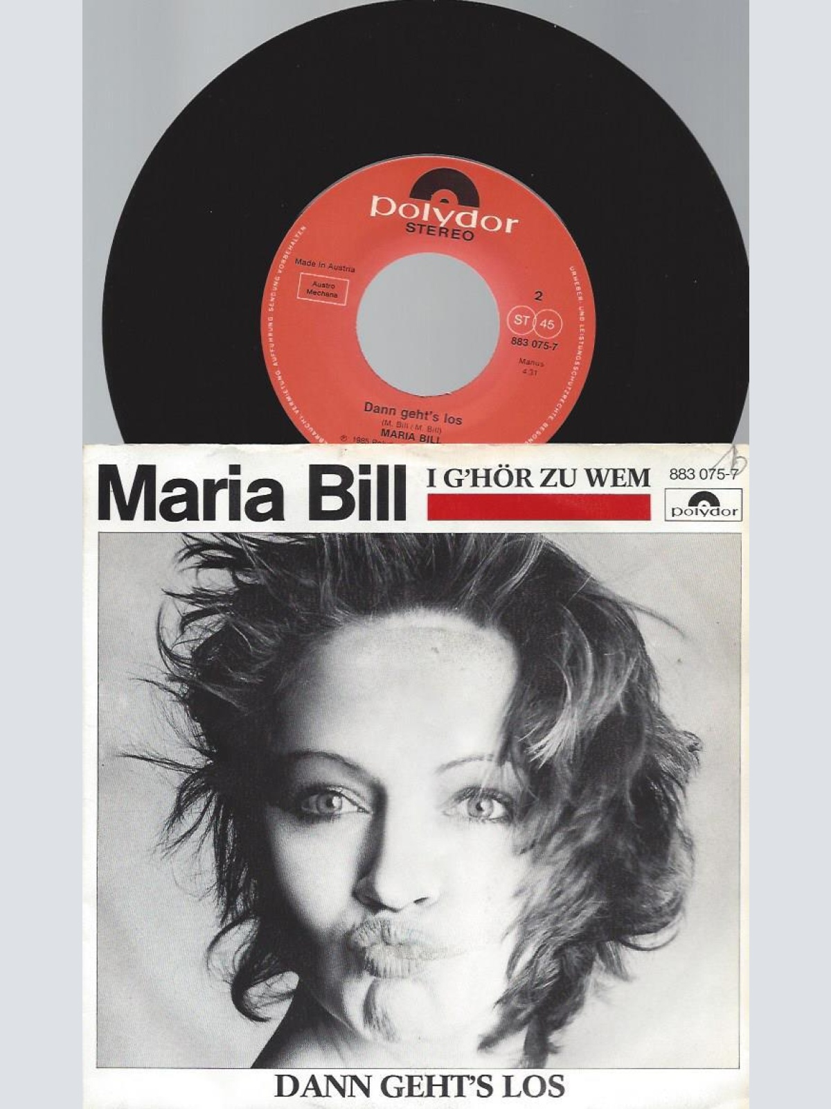 7" Maria Bill – I G'hör Zu Wem