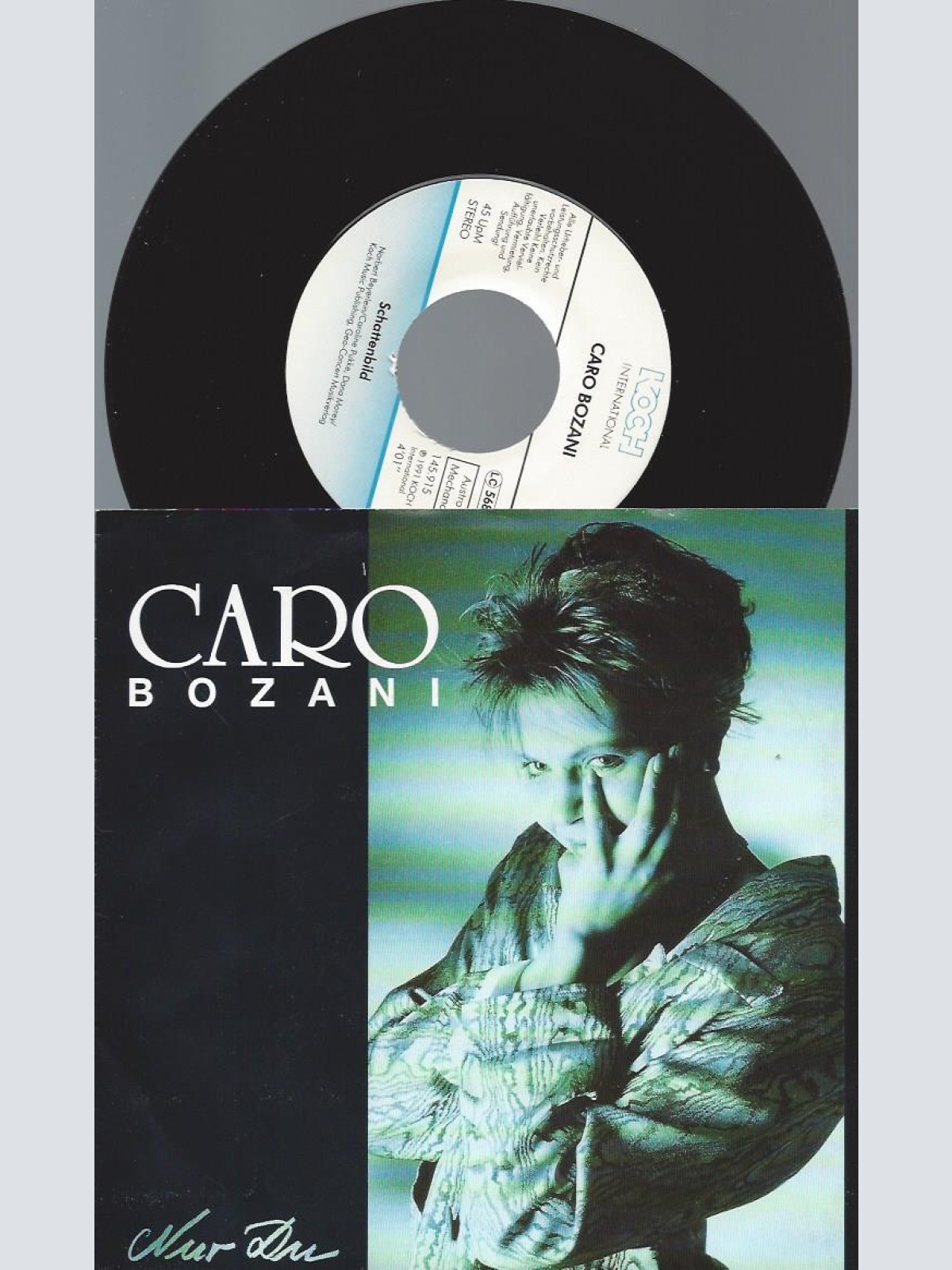 7"  Caro Bozani – Nur Du
