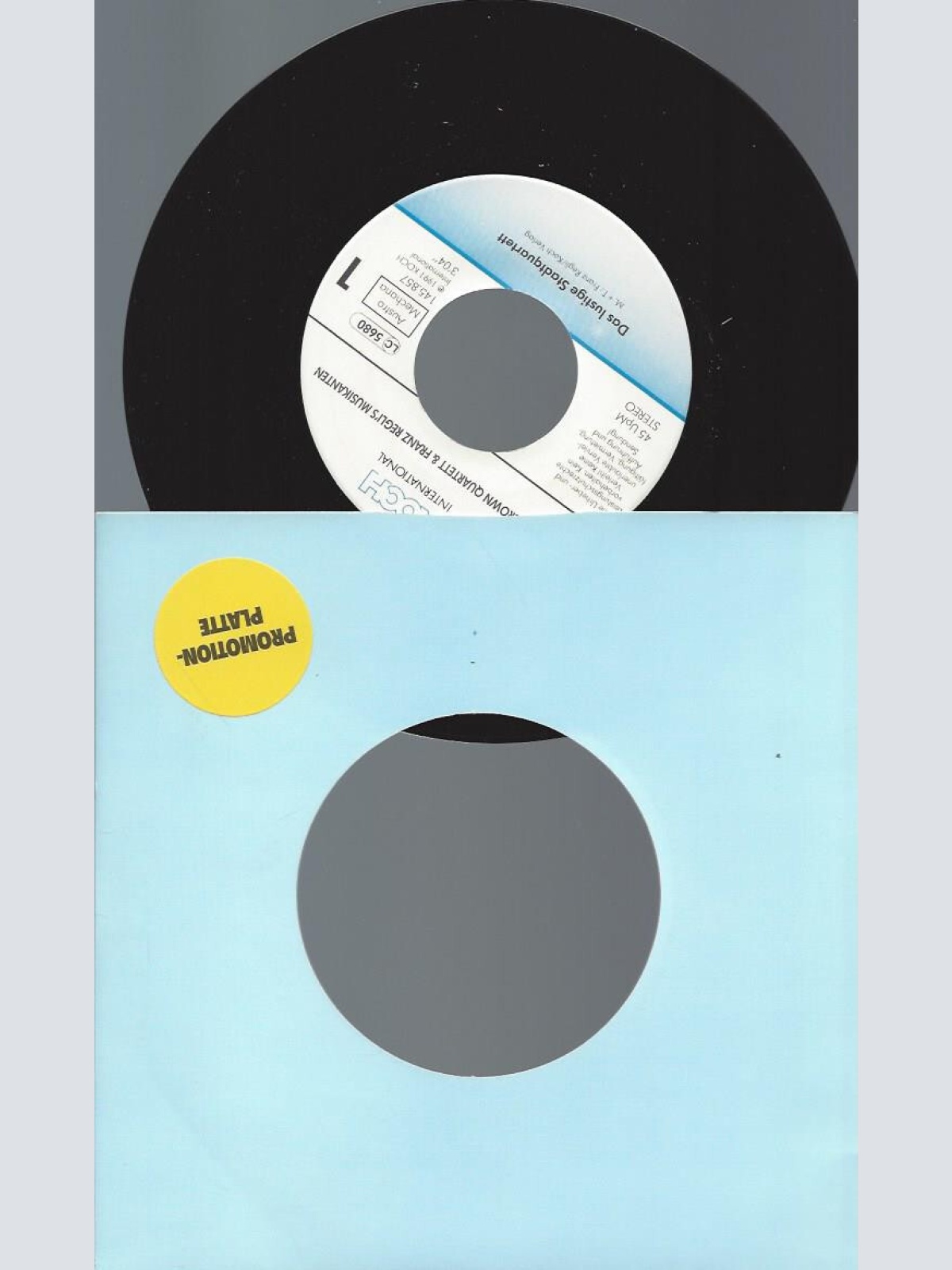 7" Das lustige Stadtquartett -- Starry Crown Quartett Franz Reglis Musikanten