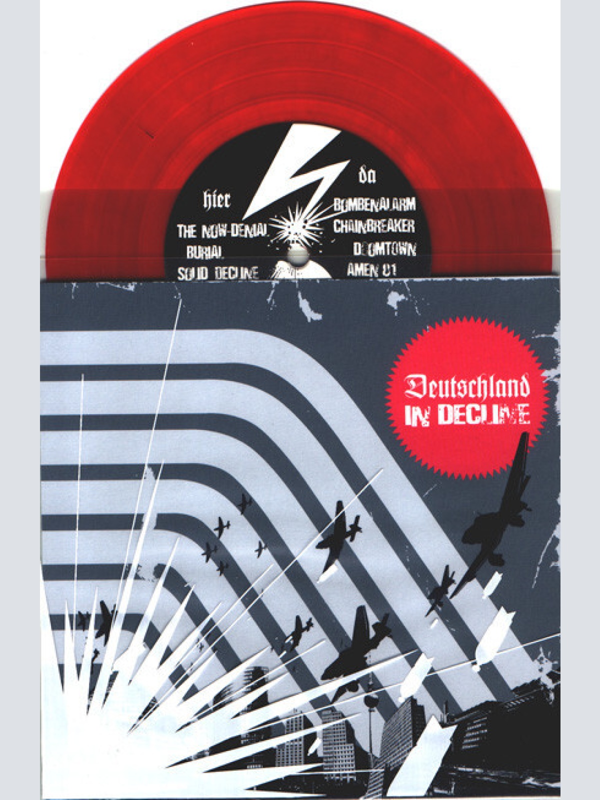 7", EP, Comp, Red Various - Deutschland In Decline