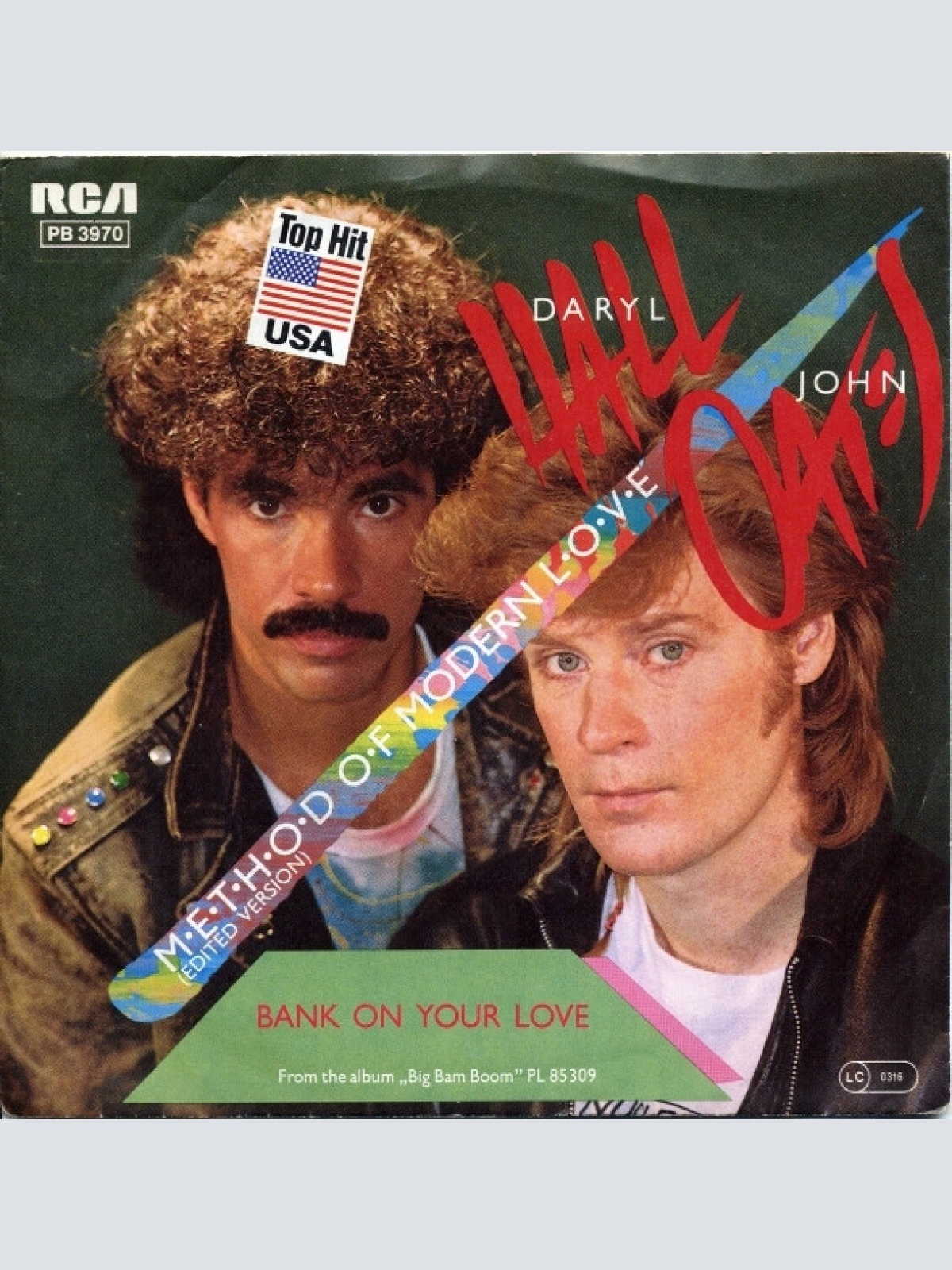 7", Single Daryl Hall & John Oates - M·e·t·h·o·d O·f Modern L·o·v·e (Edited V...