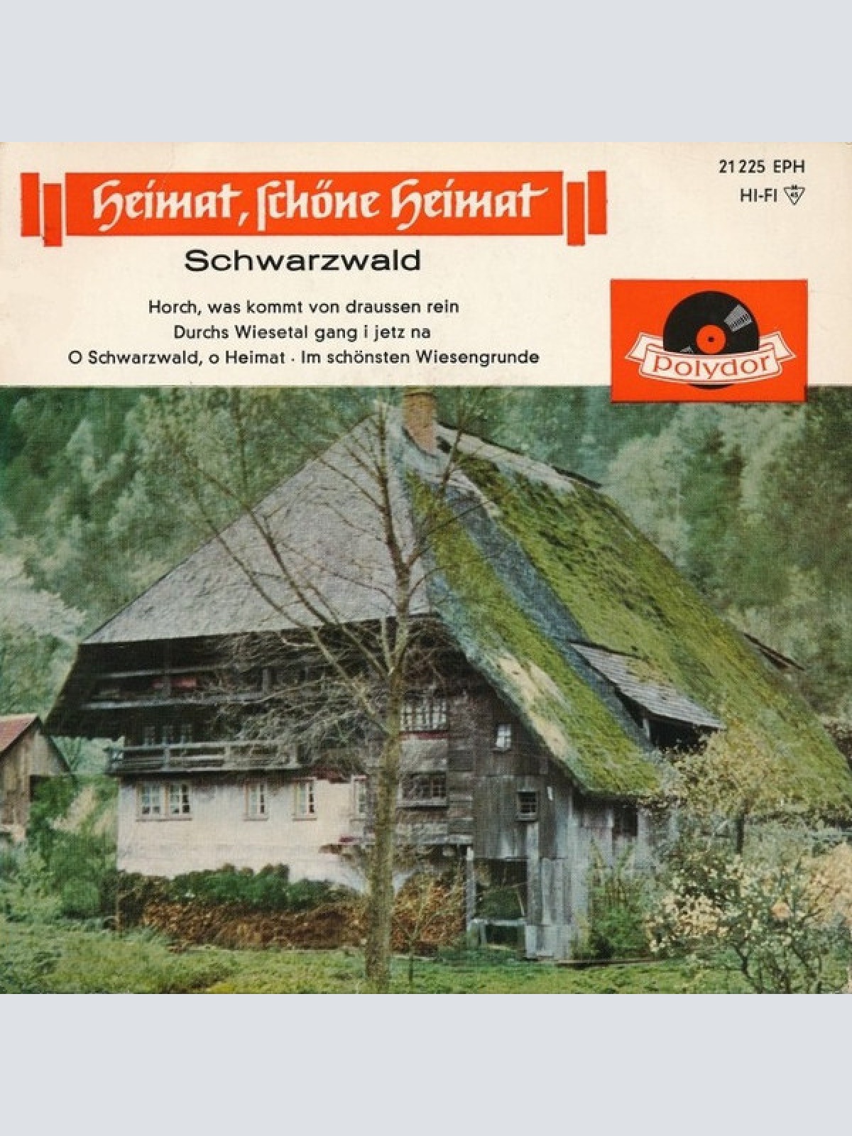 7", EP, Mono Das Original Schwarzwald-Trio Seitz - Schwarzwald