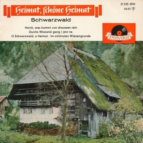 7", EP, Mono Das Original Schwarzwald-Trio Seitz - Schwarzwald