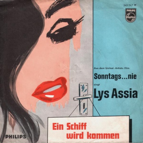 7", Single, Mono Lys Assia - Ein Schiff Wird Kommen (Im Hafen Von Piräus)