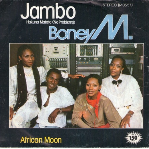 7", Single Boney M. - Jambo Hakuna Matata (No Problems) / African Moon