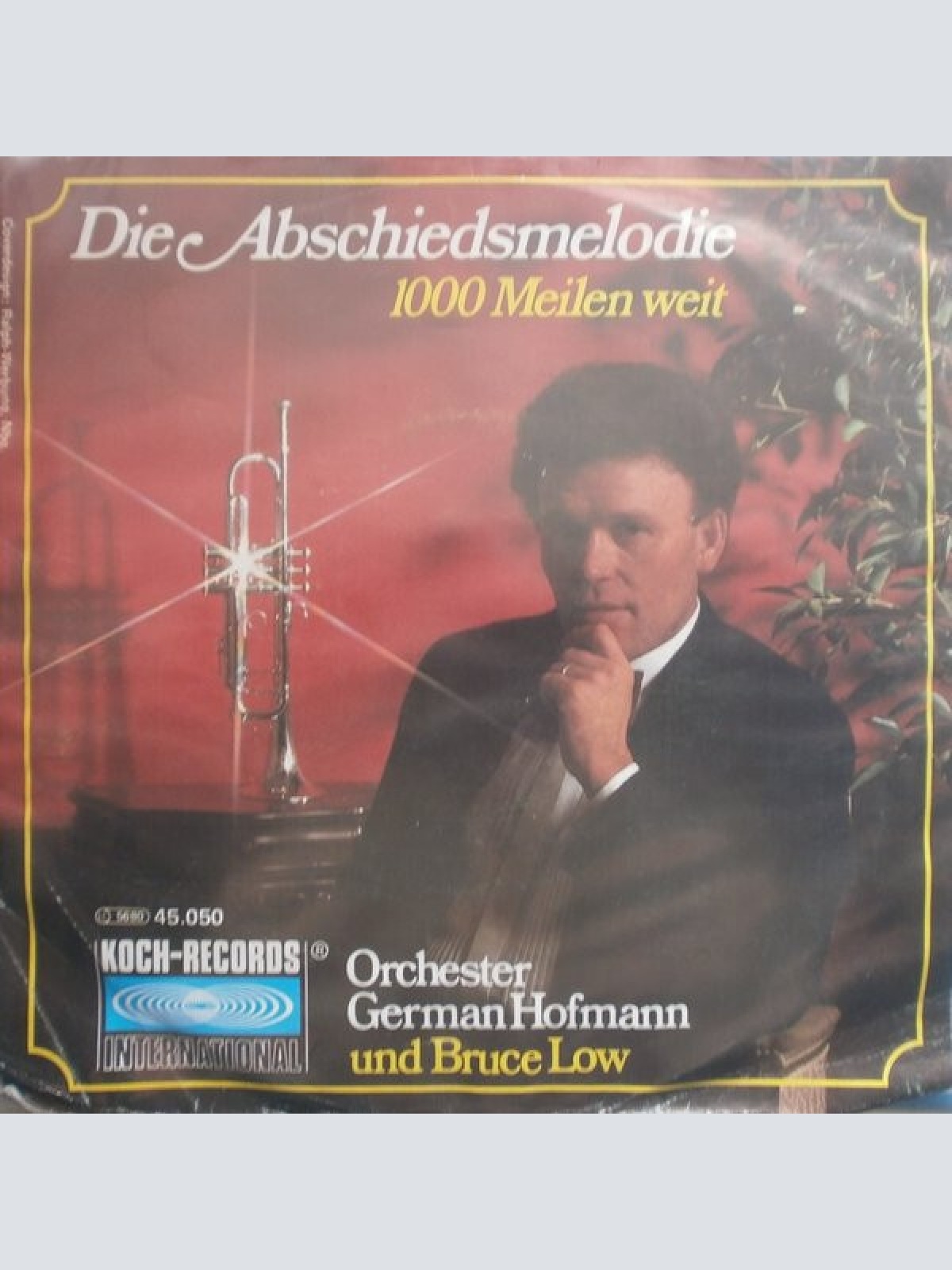 7", Single German Hofmann Orchester* Und Bruce Low - Die Abschiedsmelodie