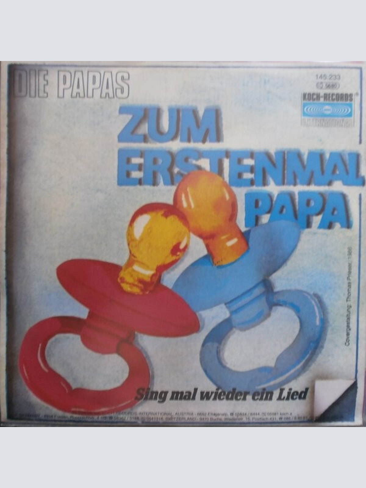 7", Single Die Papas - Zum Erstenmal Papa