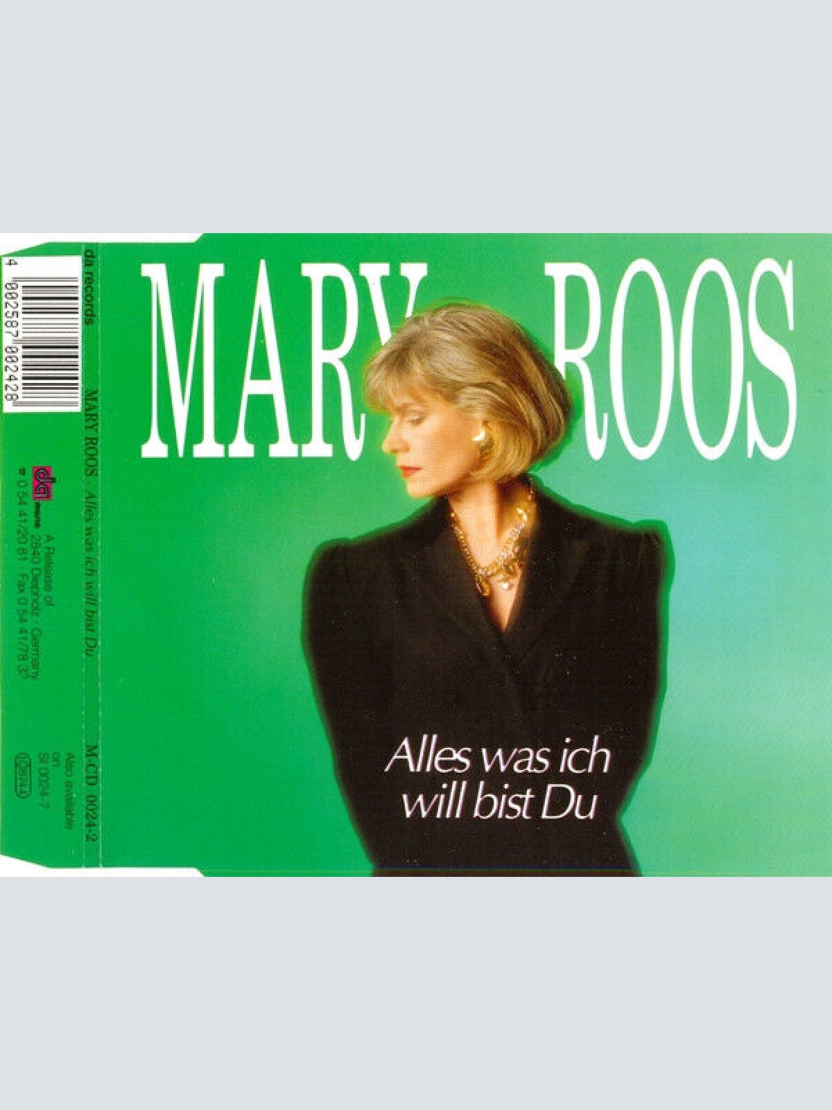 CD, Maxi Mary Roos - Alles Was Ich Will Bist Du