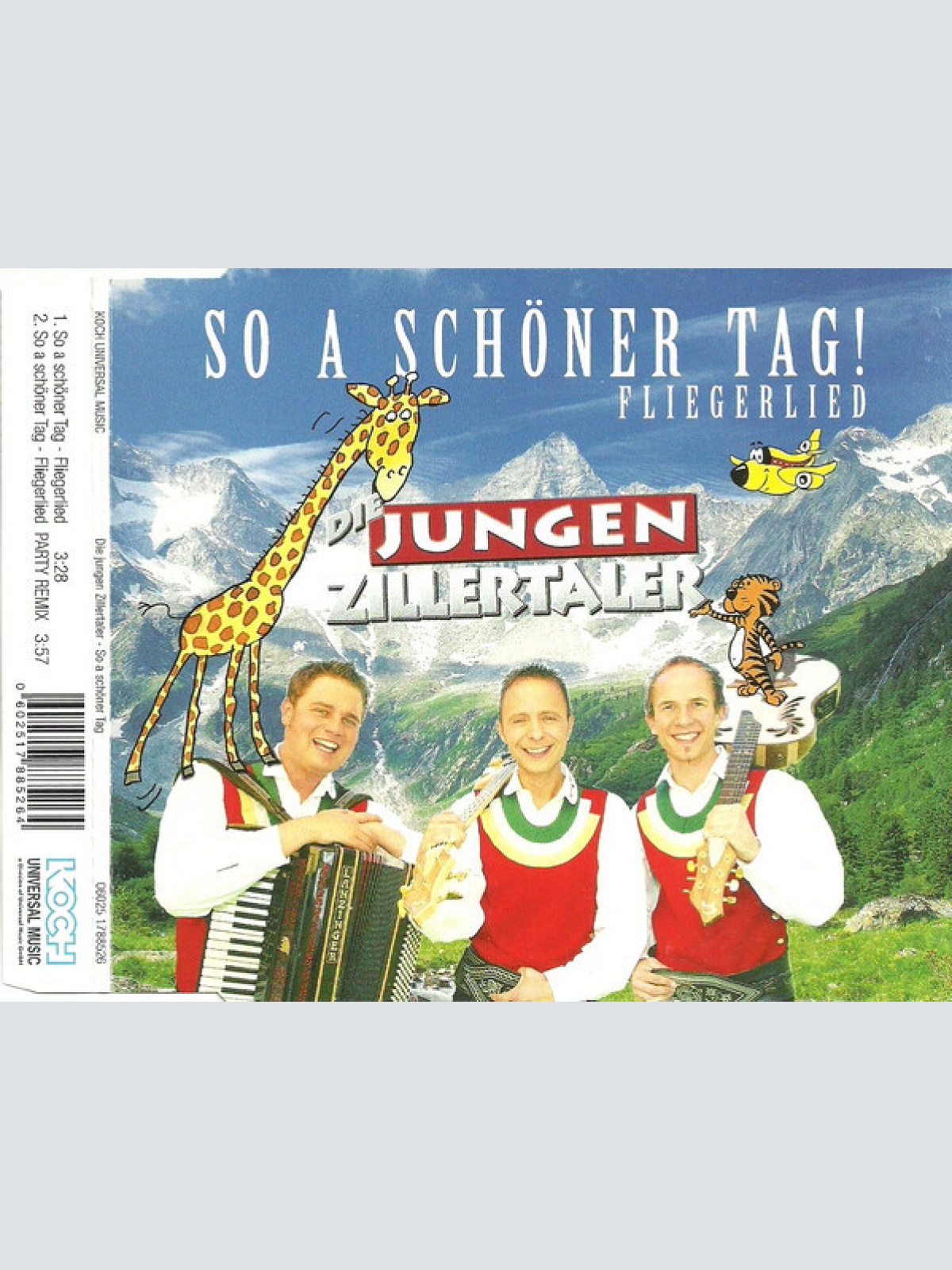 CD, Single Die Jungen Zillertaler - So A Schöner Tag (Fliegerlied)