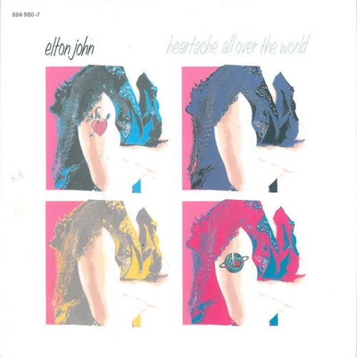 7", Single Elton John - Heartache All Over The World