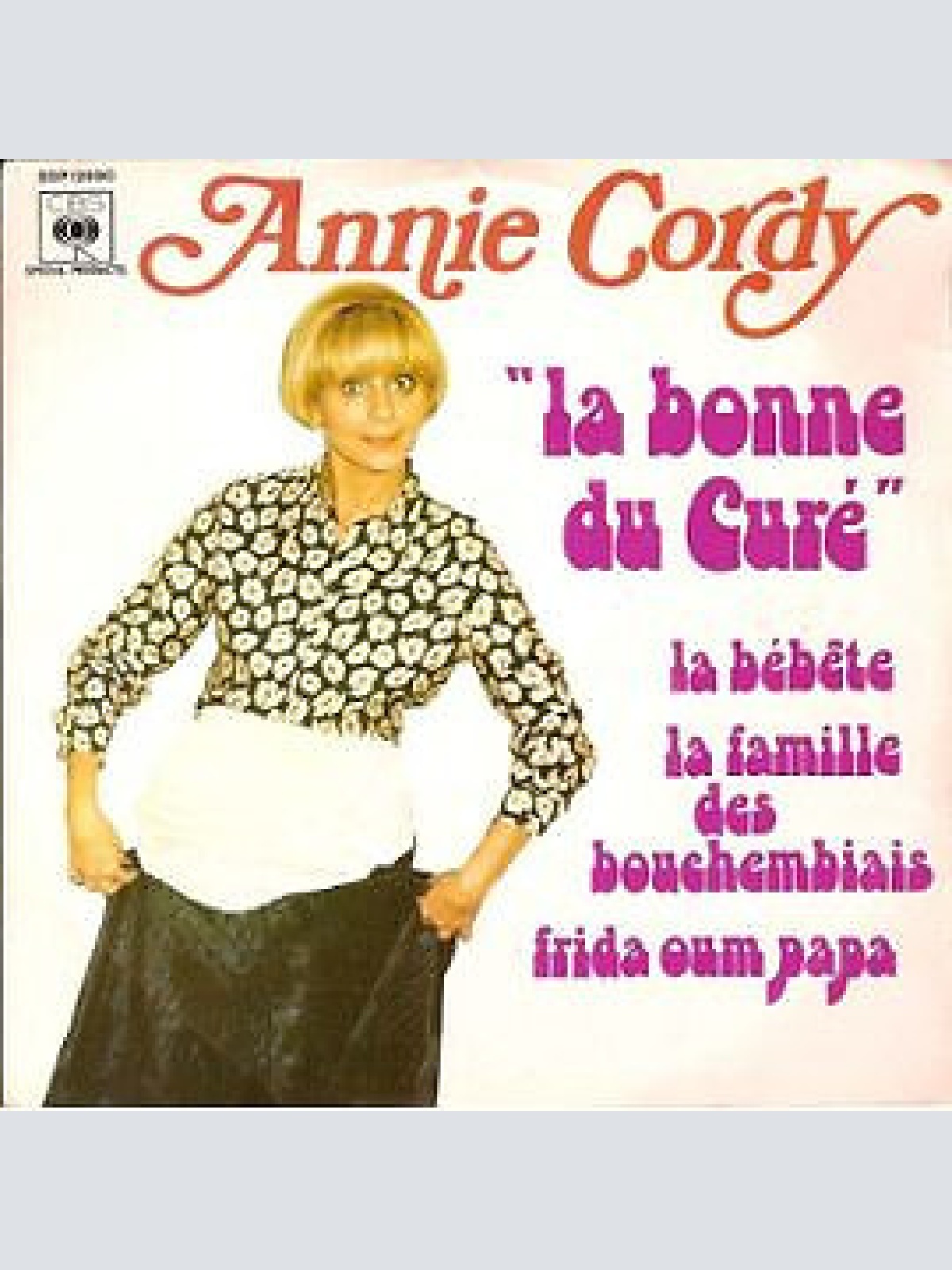 7", EP Annie Cordy - La Bonne Du Curé