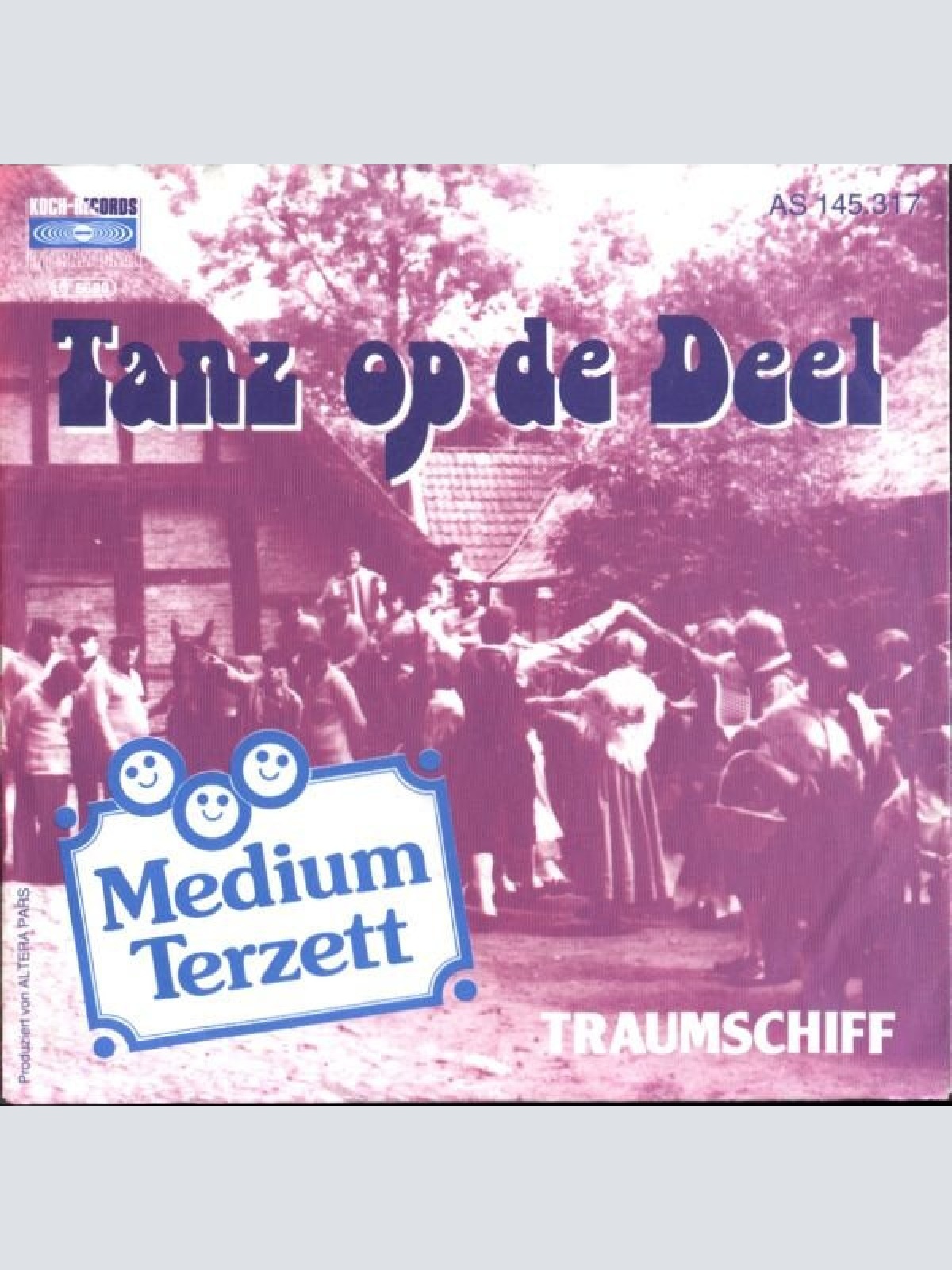 7", Single Medium Terzett - Tanz Op De Deel
