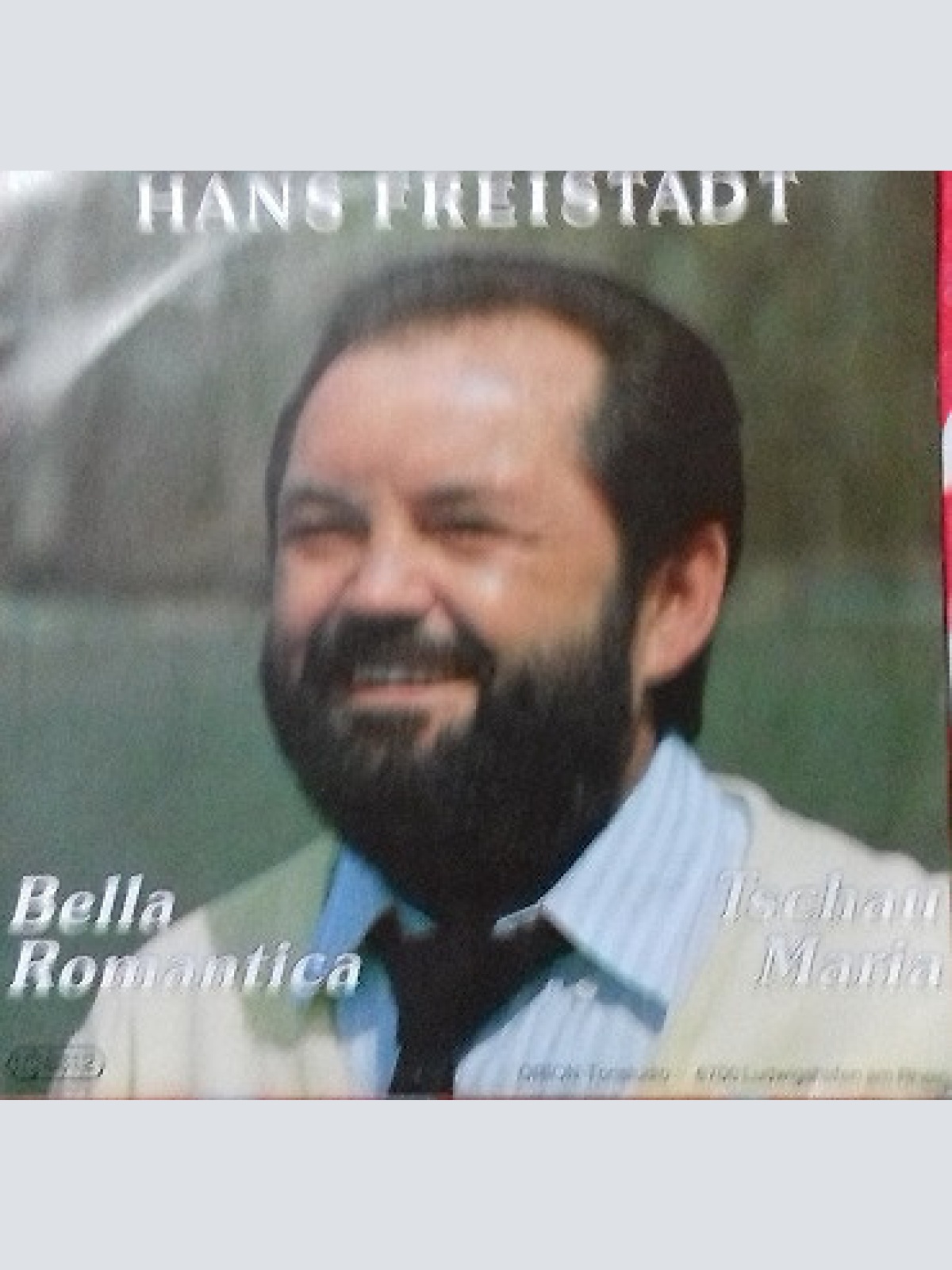 7", Single Hans Freistadt - Bella Romantica