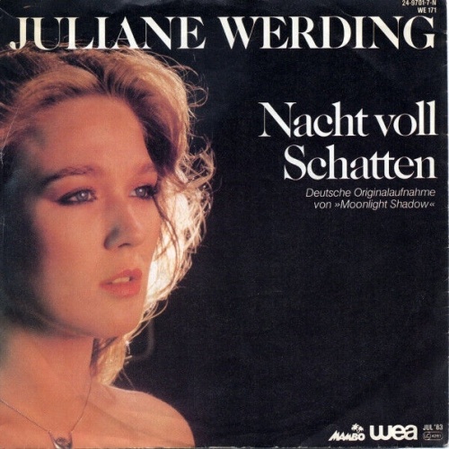 7", Single Juliane Werding - Nacht Voll Schatten