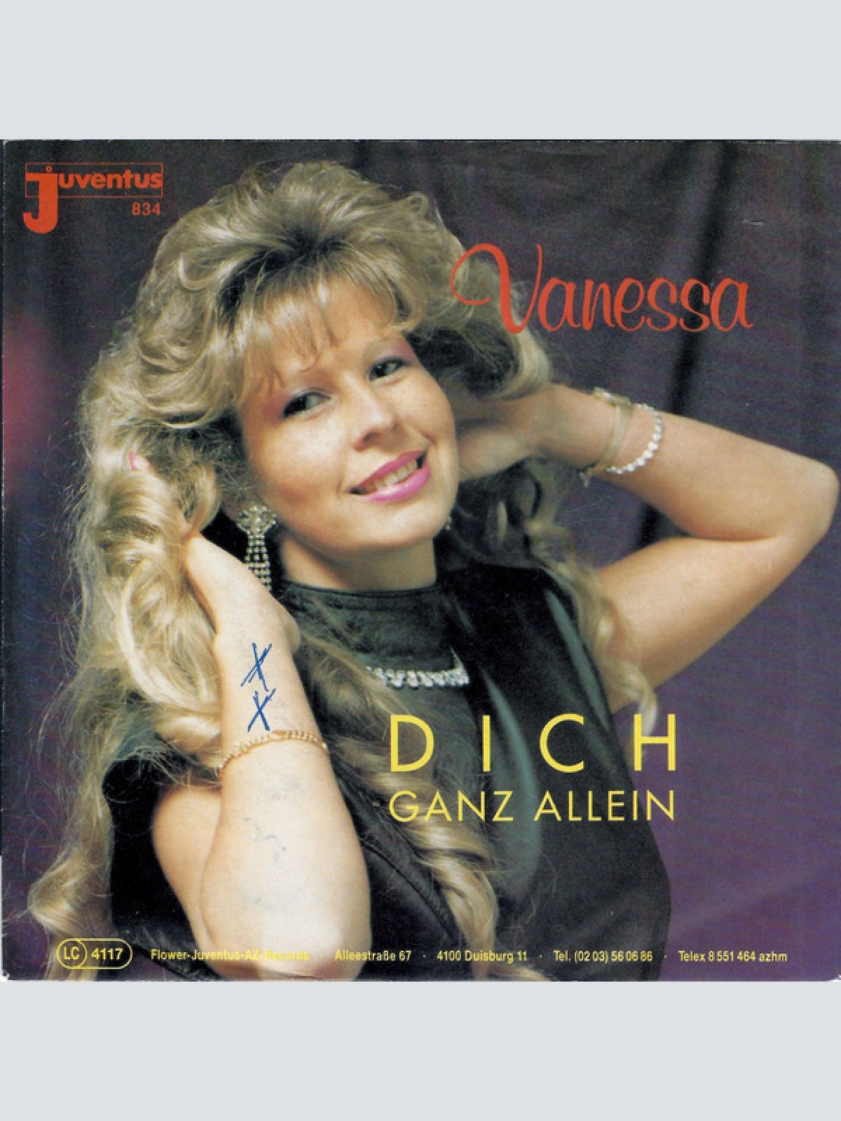 7" Vanessa (58) - Dich Ganz Allein