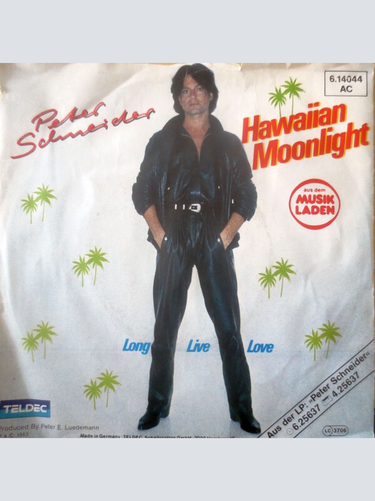 7", Single Peter Schneider (4) - Hawaiian Moonlight