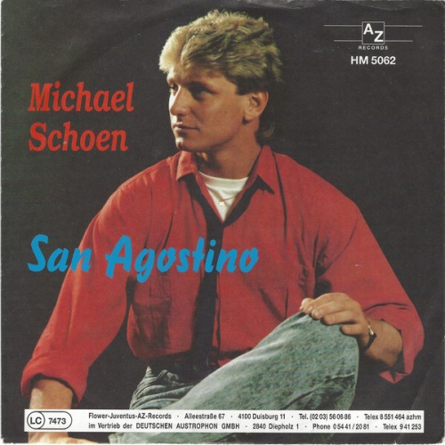 7", Single Michael Schoen - San Agostino