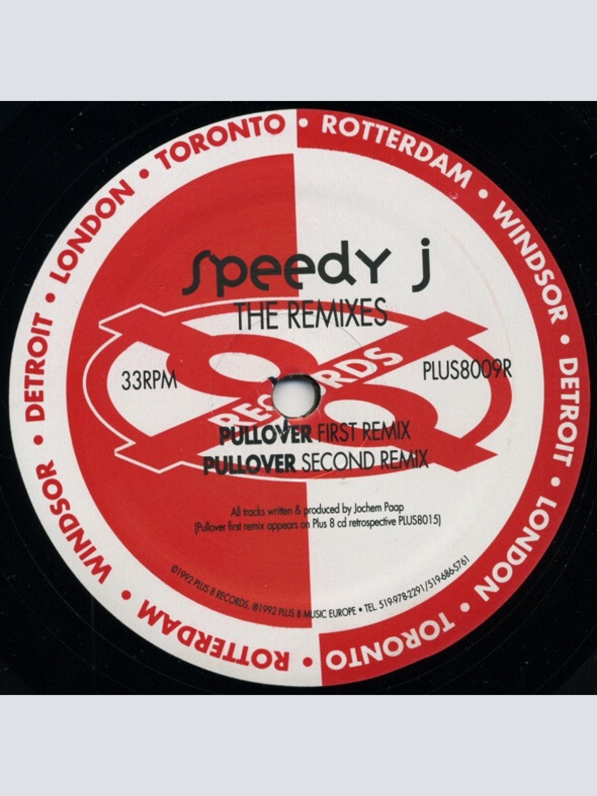 12" Speedy J - The Remixes