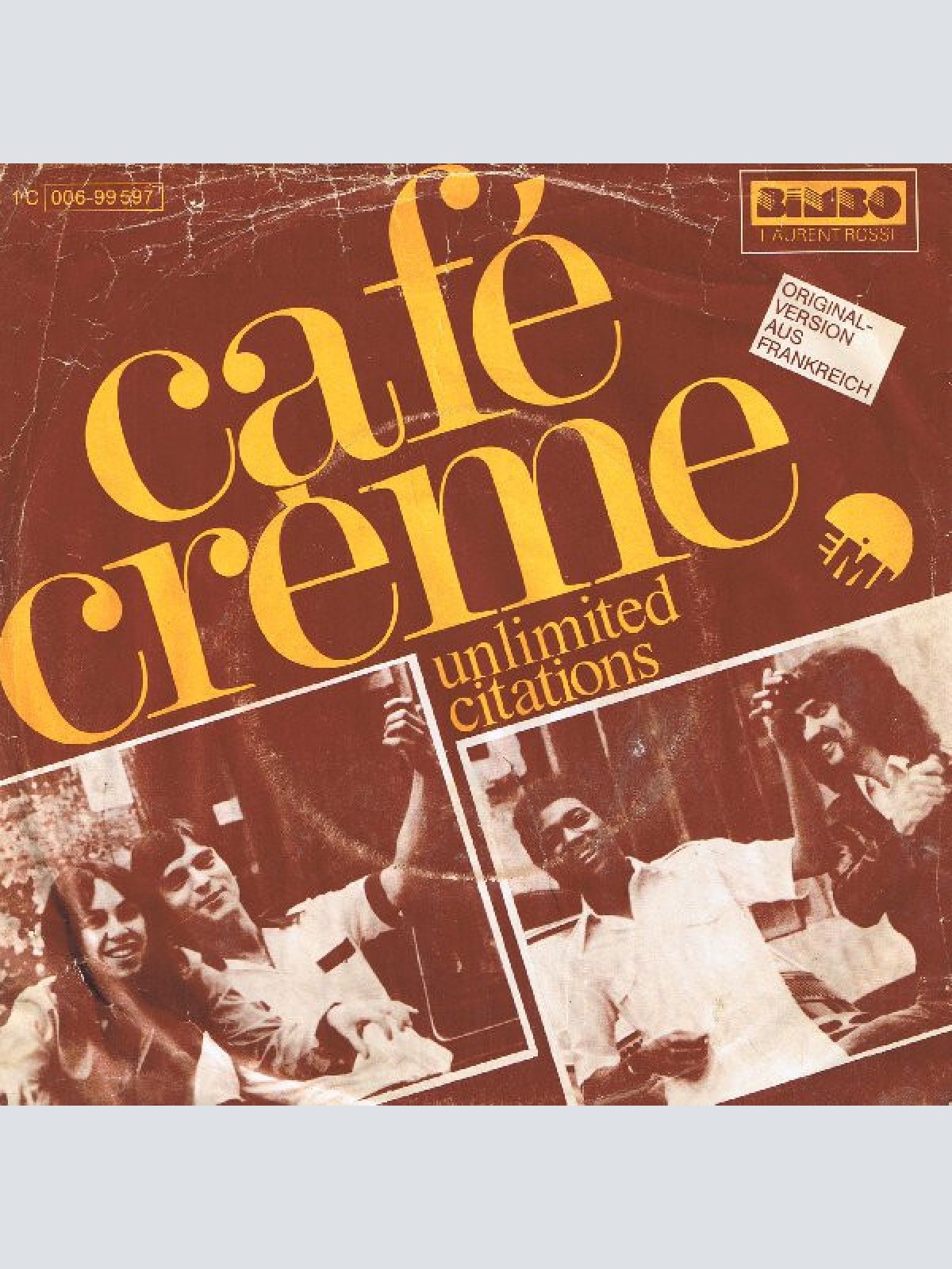 7", Single Café Crème - Unlimited Citations