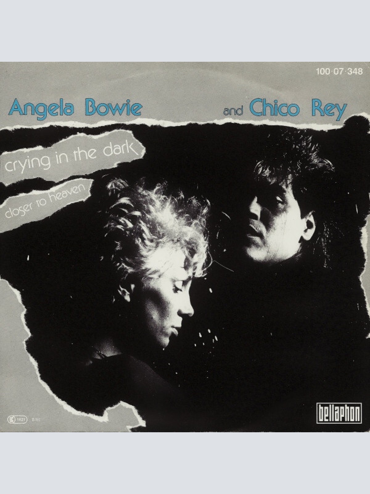 7", Single Angela Bowie And Chico Rey - Crying In The Dark