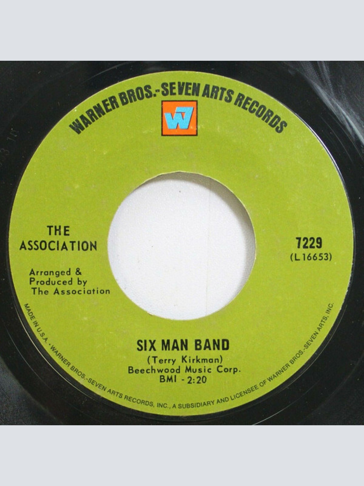 7", Single, San The Association (2) - Six Man Band