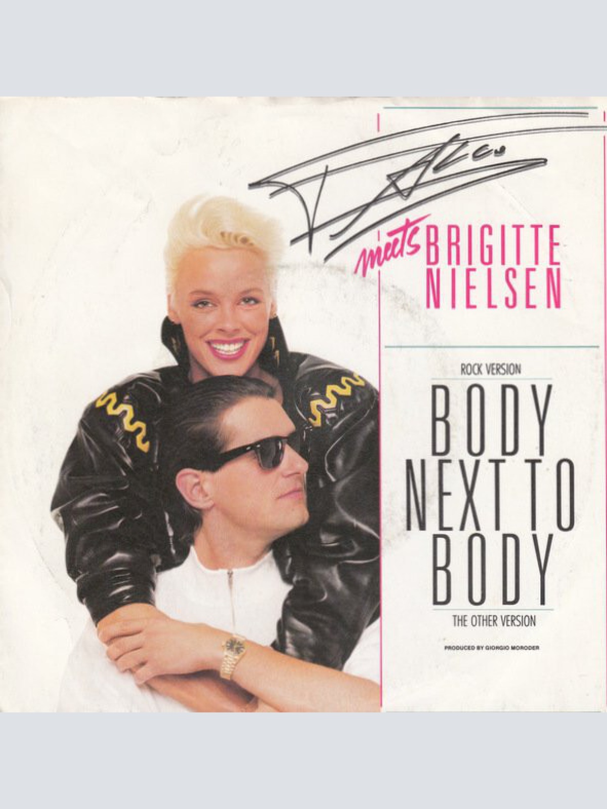 7", Single Falco Meets Brigitte Nielsen - Body Next To Body