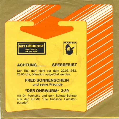 7", Single, Promo Fred Sonnenschein Und Seine Freunde - Der Ohrwurm