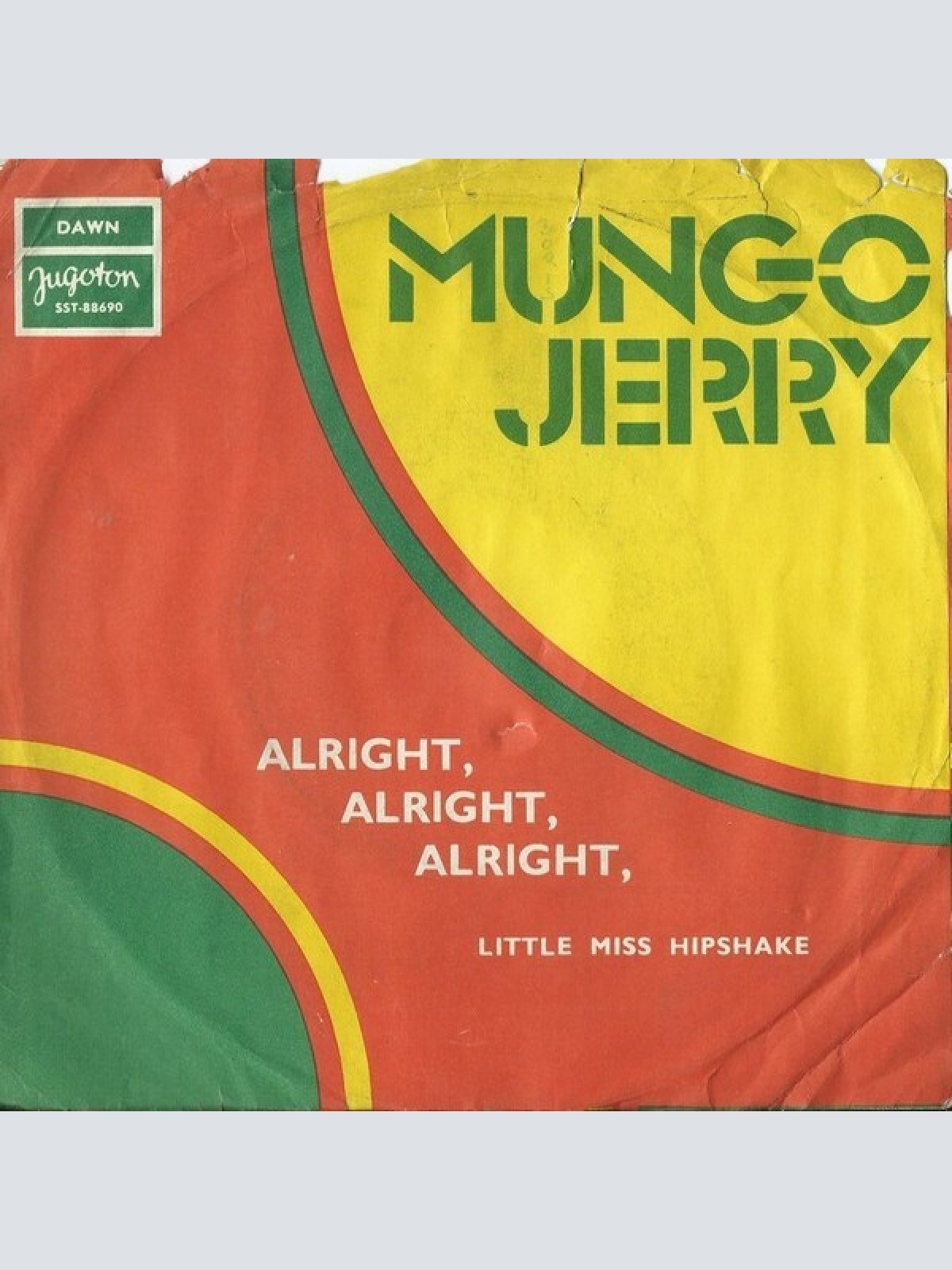 7", Single Mungo Jerry - Alright, Alright, Alright