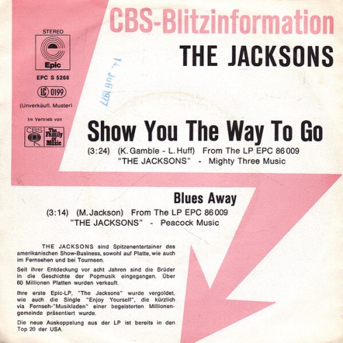 7", Single, Promo The Jacksons - Show You The Way To Go