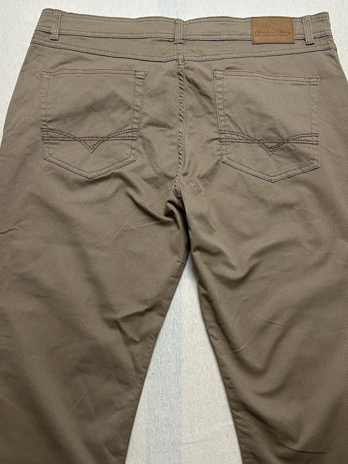 Christian Berg Chino Hose Beige Herren Größe W38 L32 Maße siehe Fotos