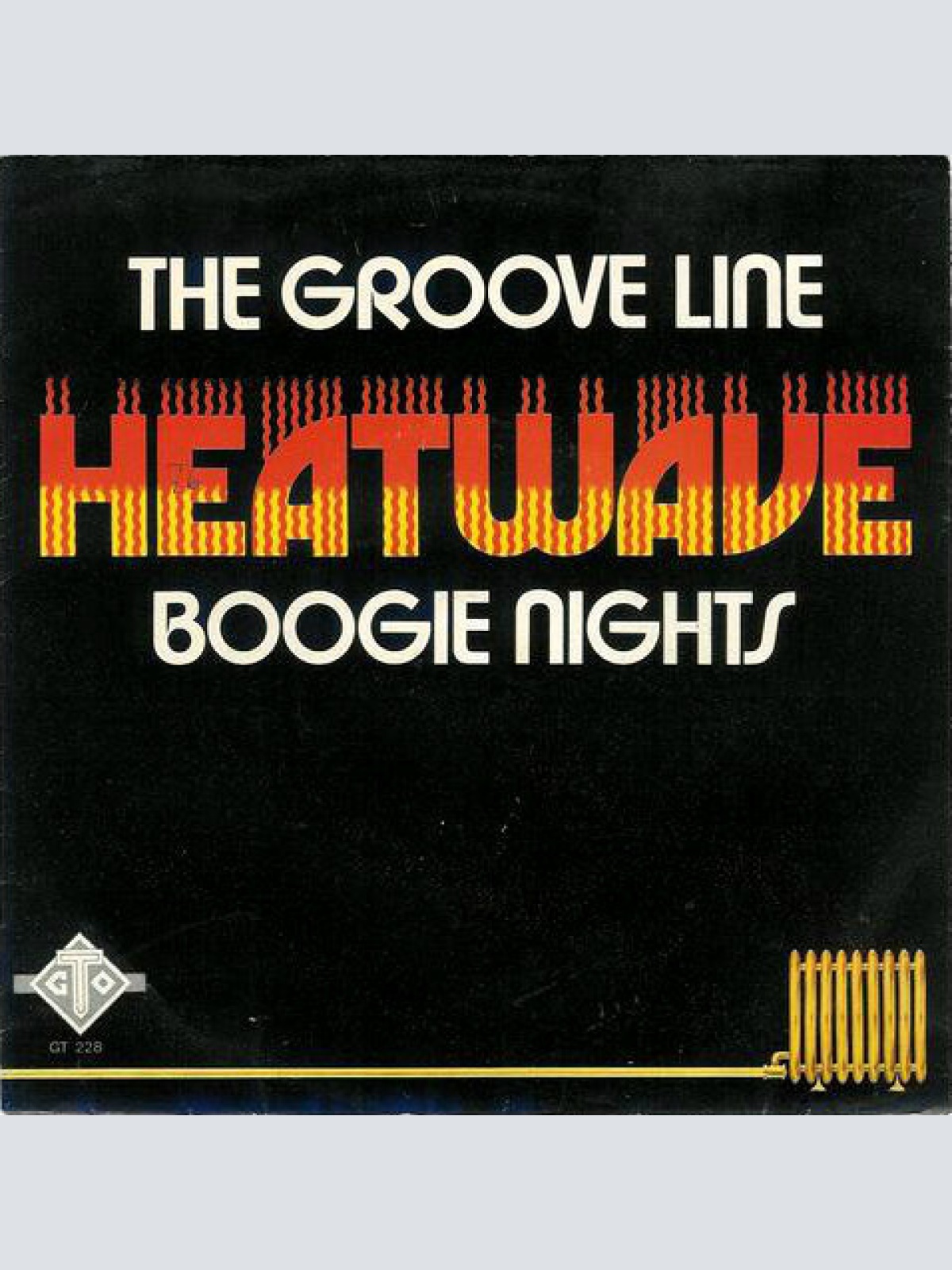 7", Promo Heatwave - The Groove Line / Boogie Nights