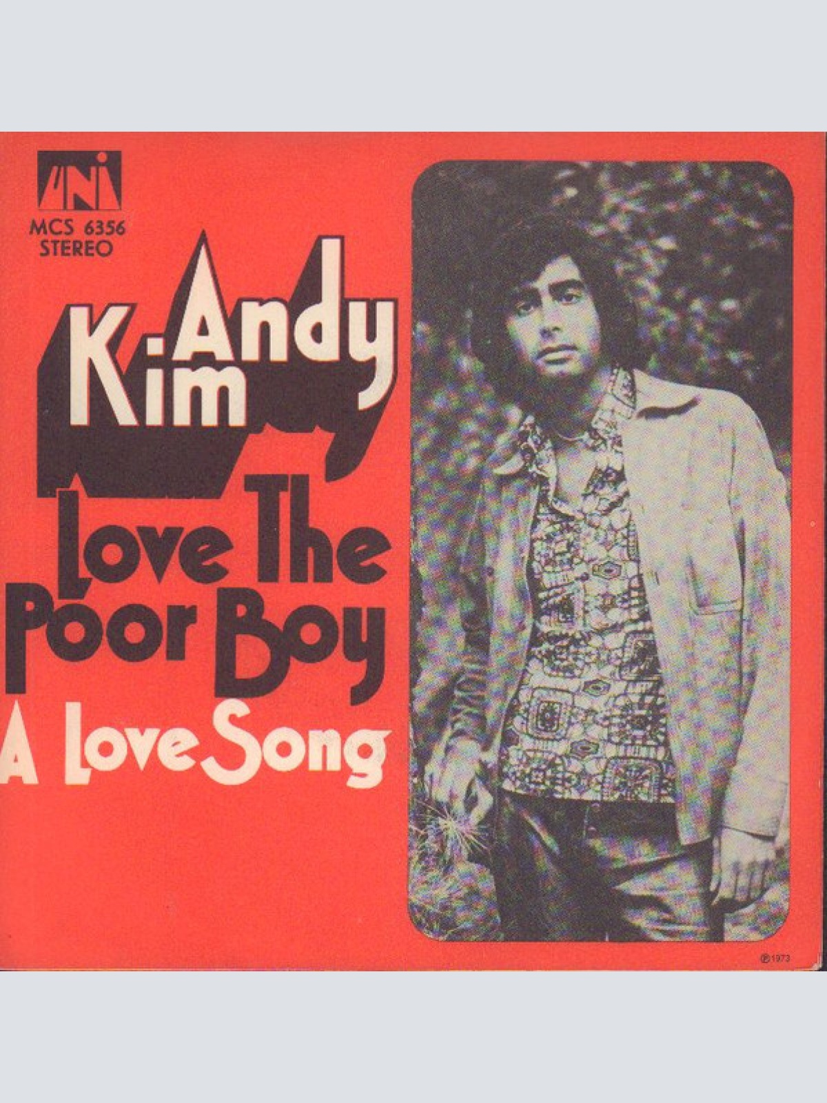 7", Promo Andy Kim - Love The Poor Boy