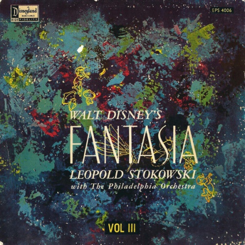 7", EP, Mono Leopold Stokowski With The Philadelphia Orchestra - Walt Disney'...