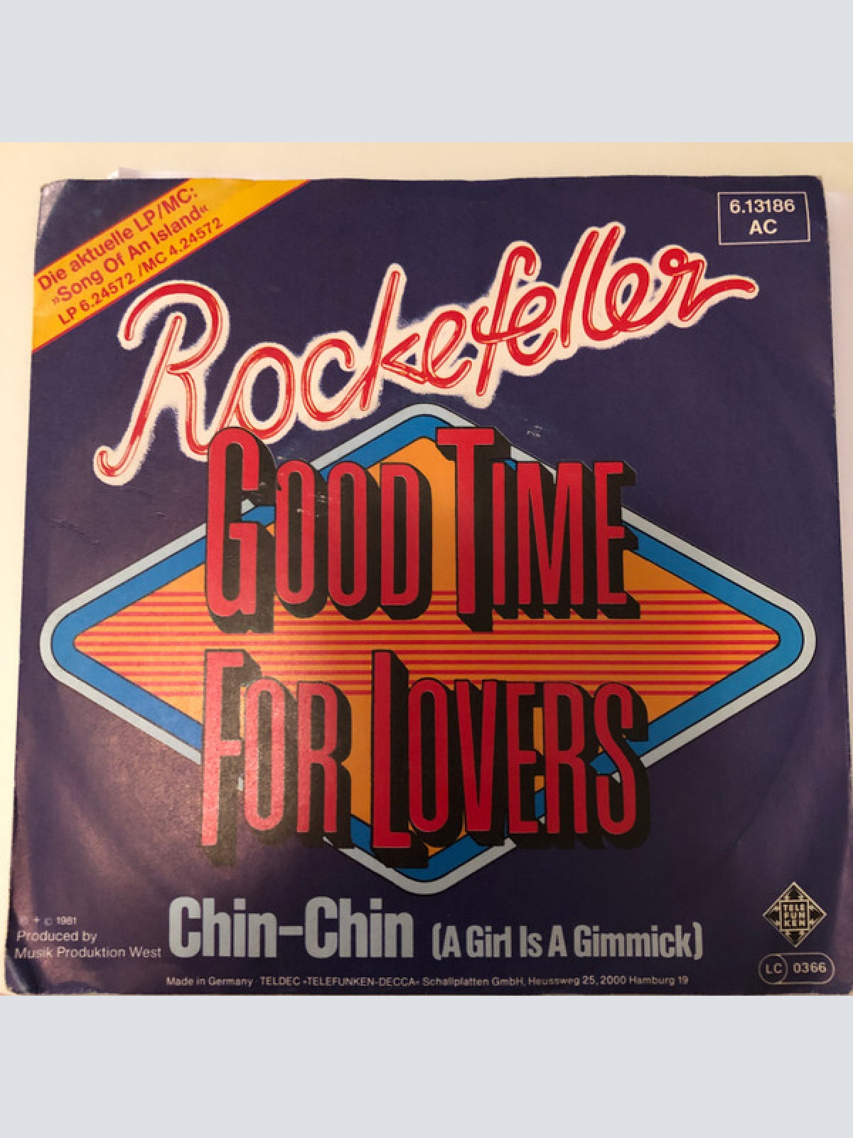 7", Single, Promo Rockefeller (2) - Good Time For Lovers