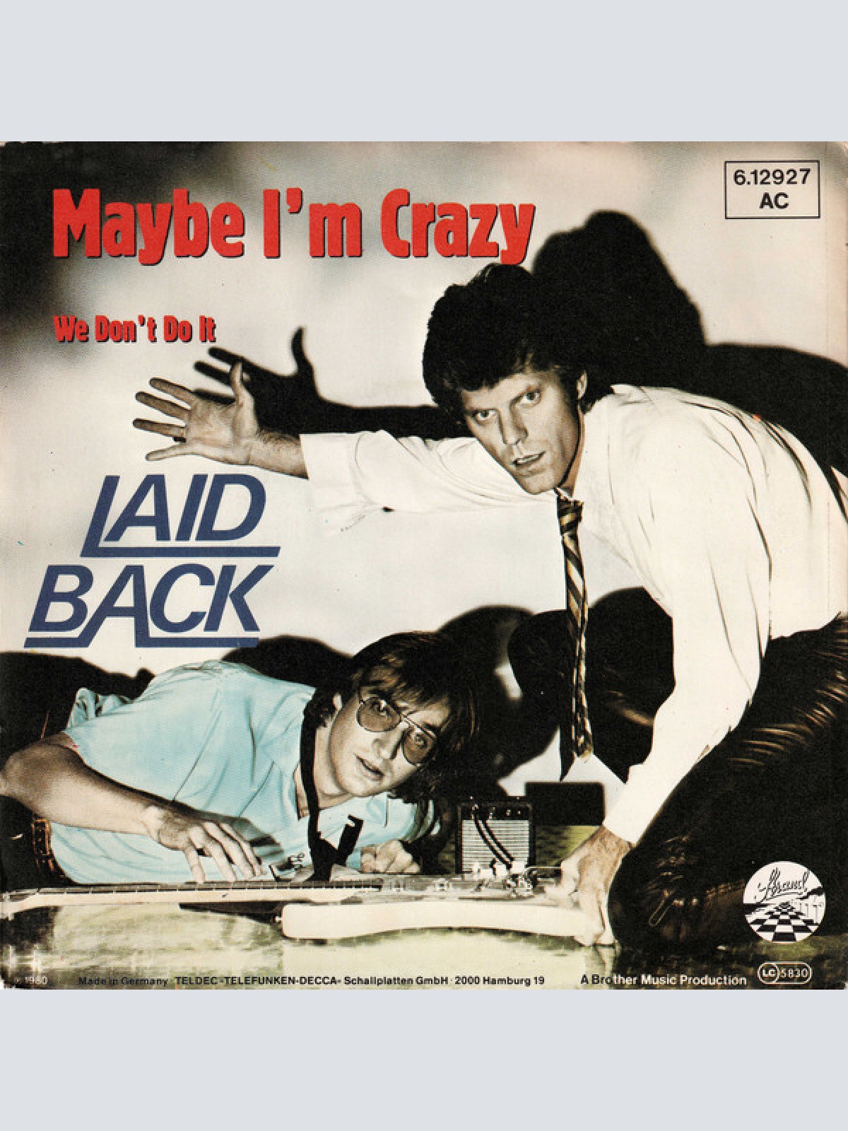 7", Single, Promo Laid Back - Maybe I'm Crazy