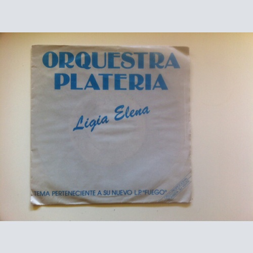 7", Promo Orquestra Plateria, Orquestrina La Mundial - Ligia Elena / Nos-Tres