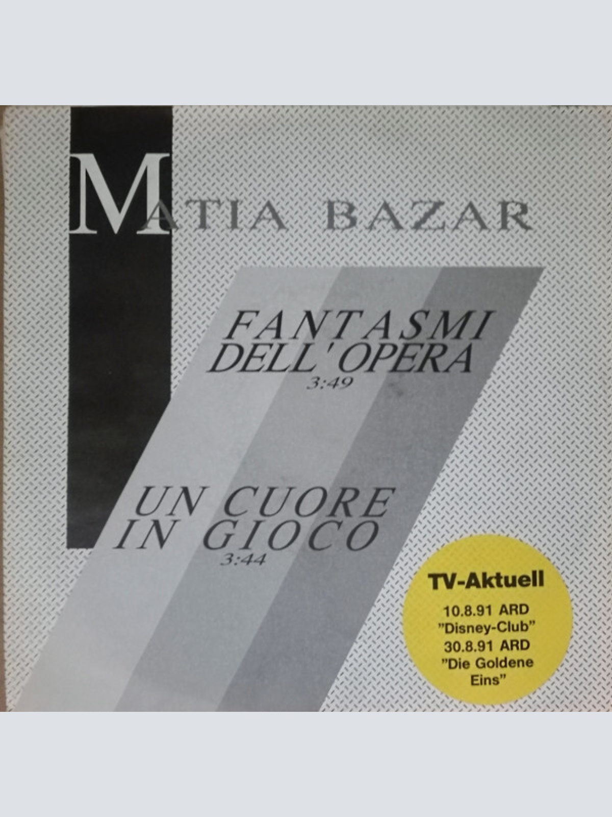 7", Single, Promo Matia Bazar - Fantasmi Dell' Opera