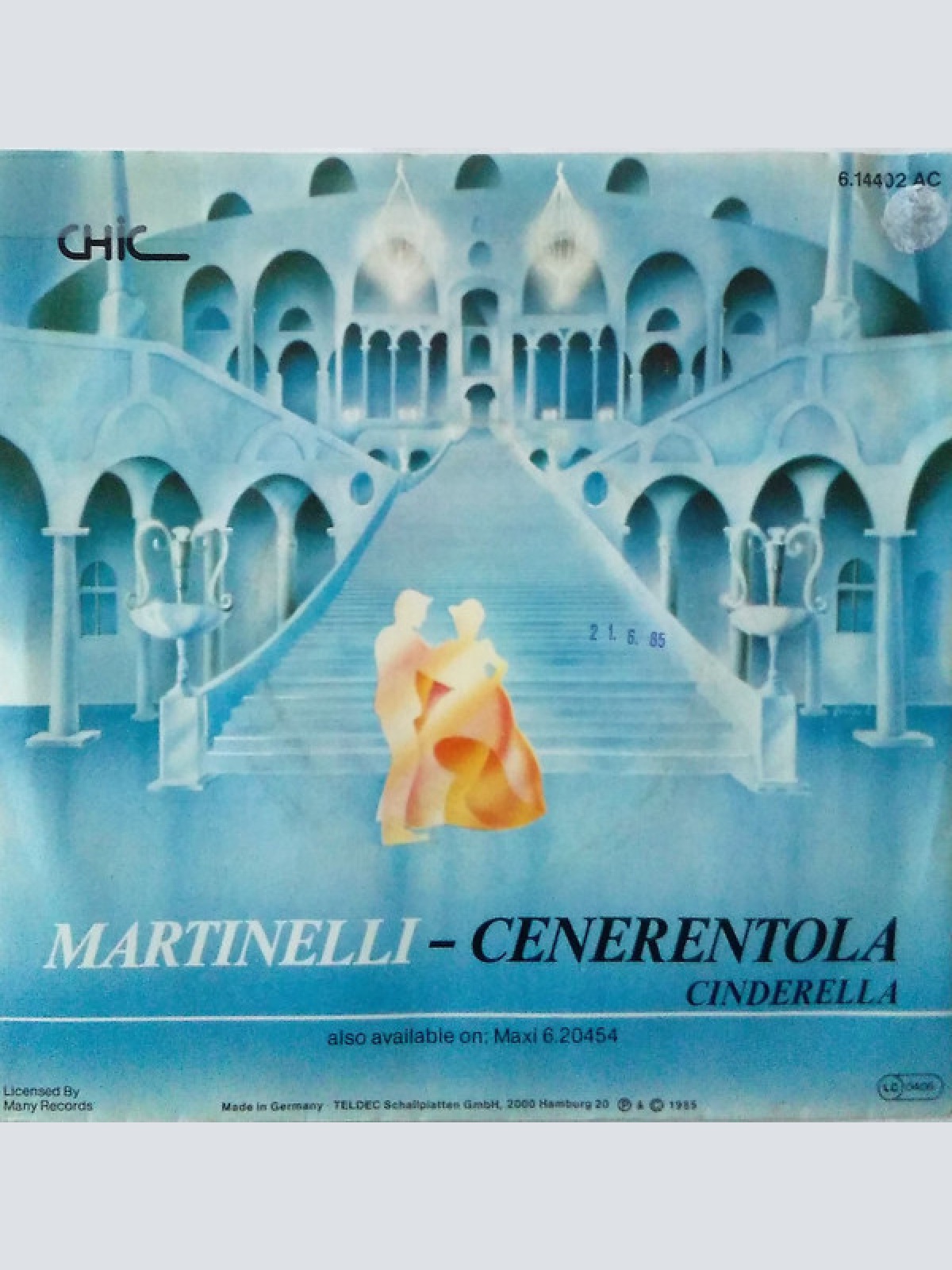7", Single, Promo Martinelli - Cenerentola
