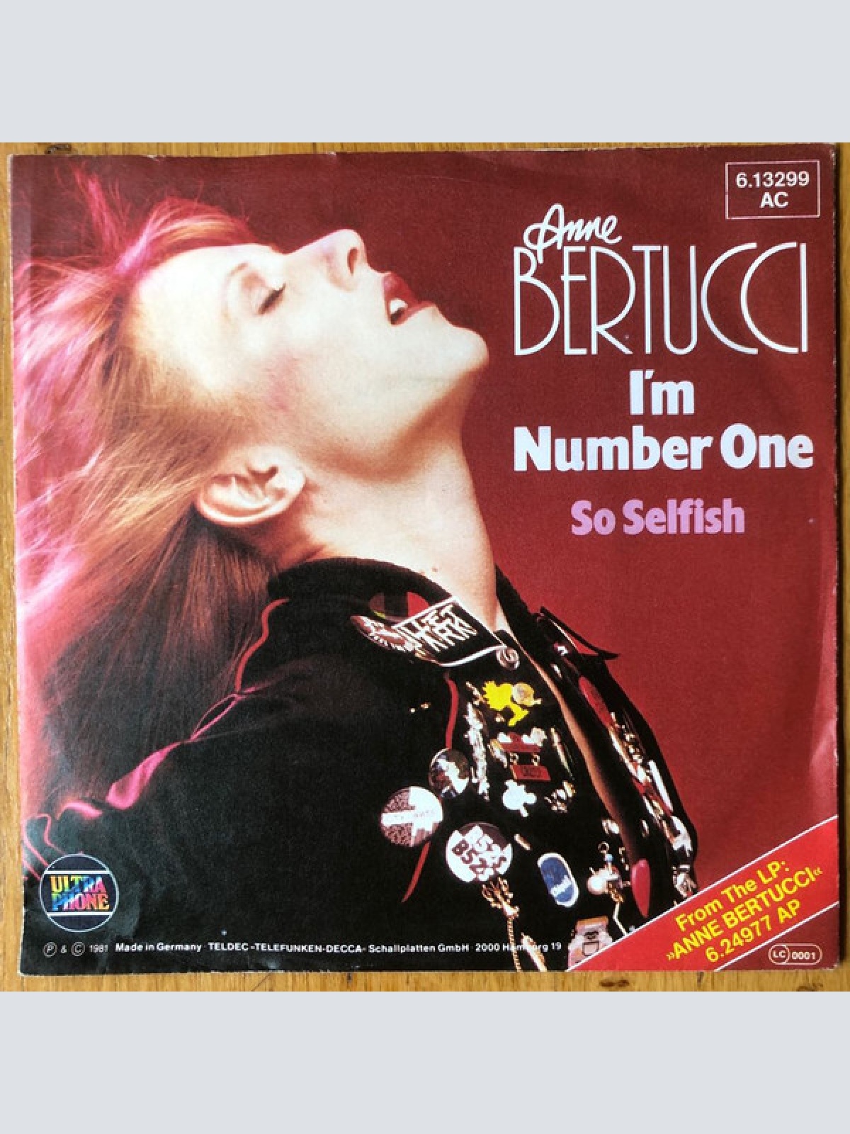 7", Single, Promo Anne Bertucci - I'm Number One