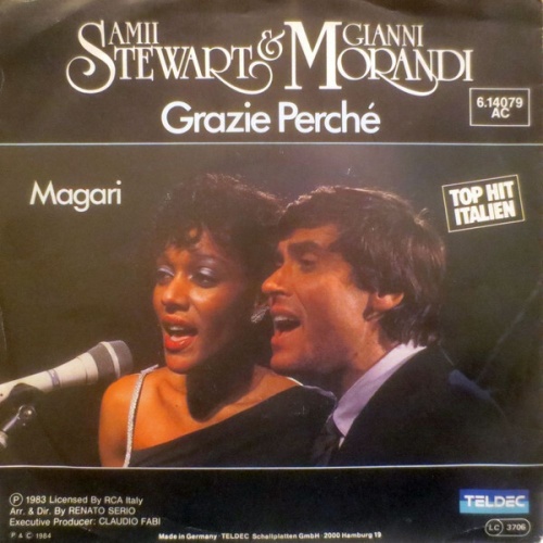 7", Single, Promo Amii Stewart & Gianni Morandi - Grazie Perché