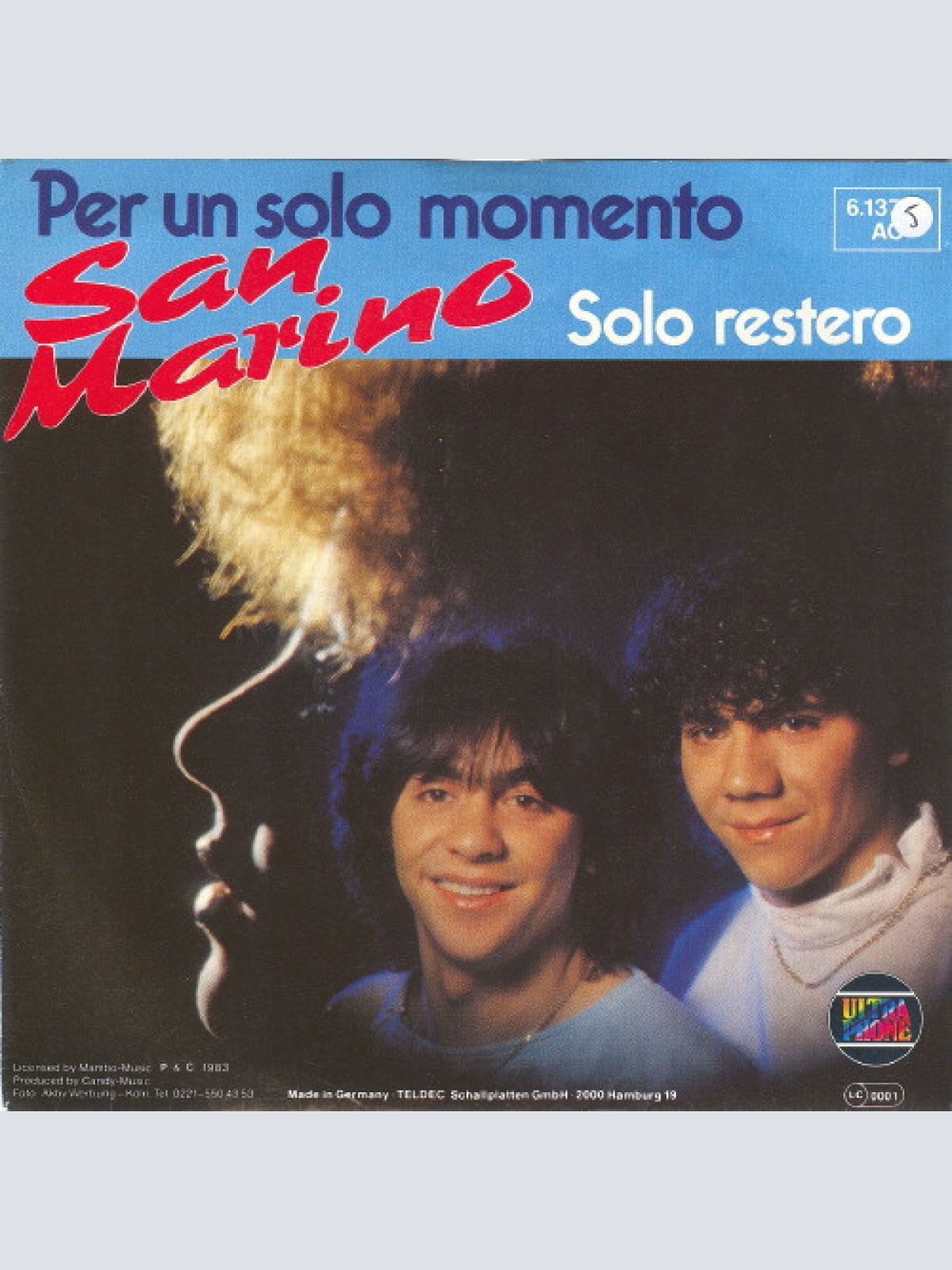 7", Single San Marino - Per Un Solo Momento