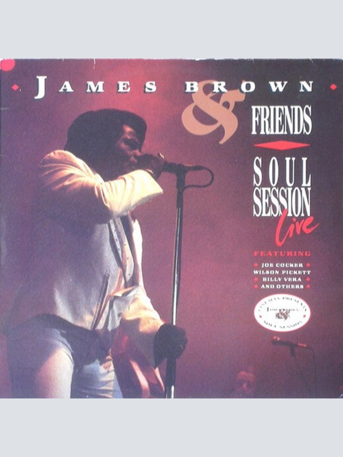 LP James Brown - James Brown & Friends - Soul Session Live