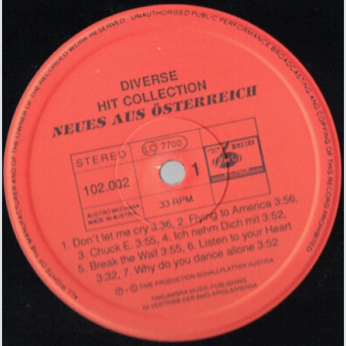 LP, Comp Various - Neues Aus Österreich